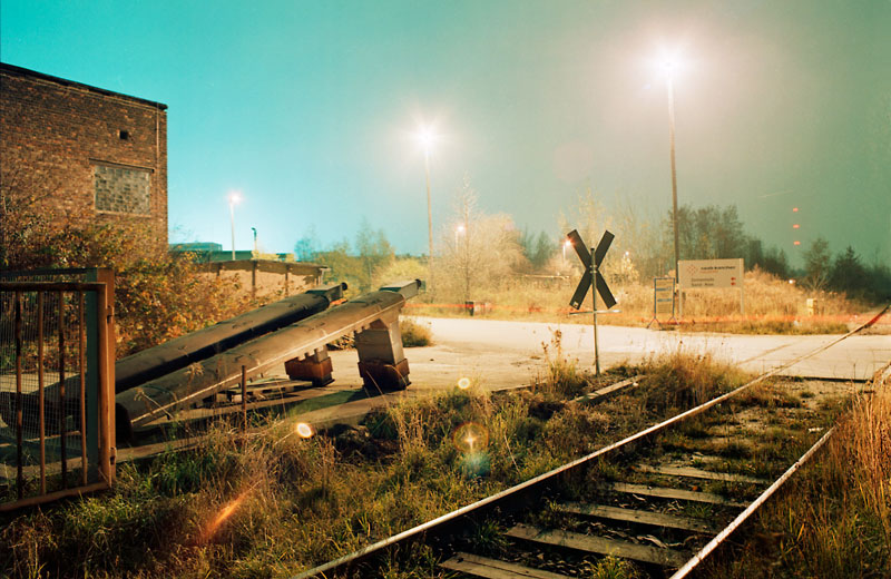 Industriegelände Nähe Reichenhainer Straße Chemnitz Nacht